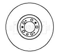 BORG & BECK Тормозной диск BBD4873